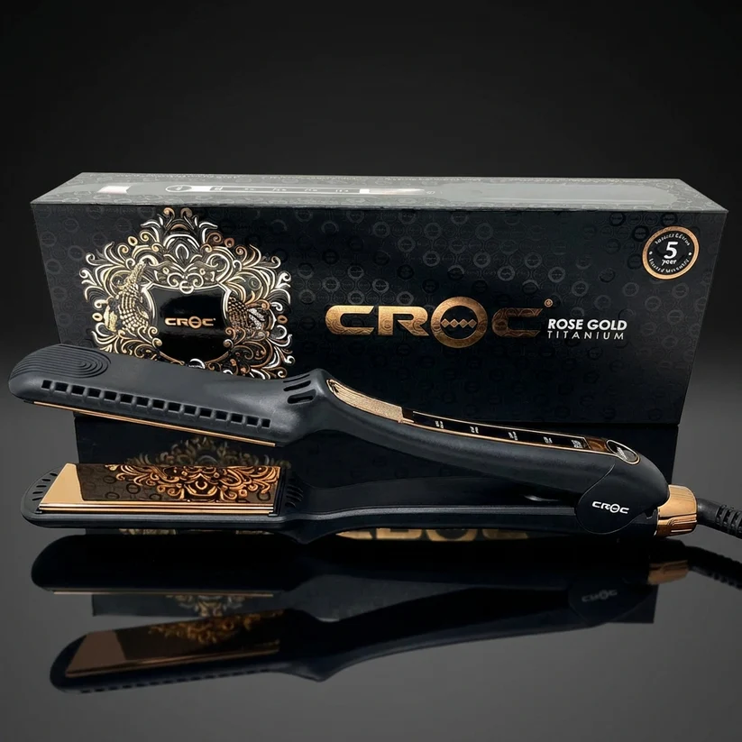 Rose Gold Titanium Flat Iron - CROC Official