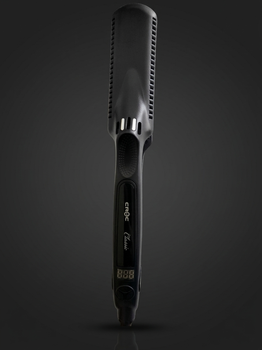 CROC Classic Black Titanium Flat Iron 1.5″