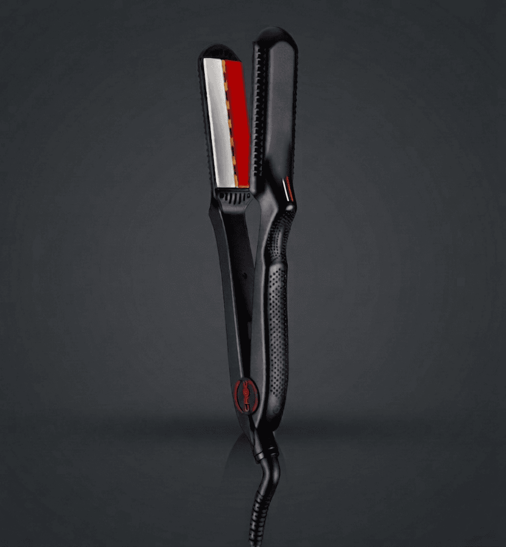 CROC Classic Infrared Tourmaline Ceramic Black Titanium Flat Iron 1.5″